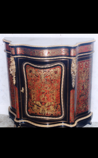 Boule Cabinet With Ornate Inlay
