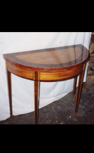 Restored Semi-Circle Table